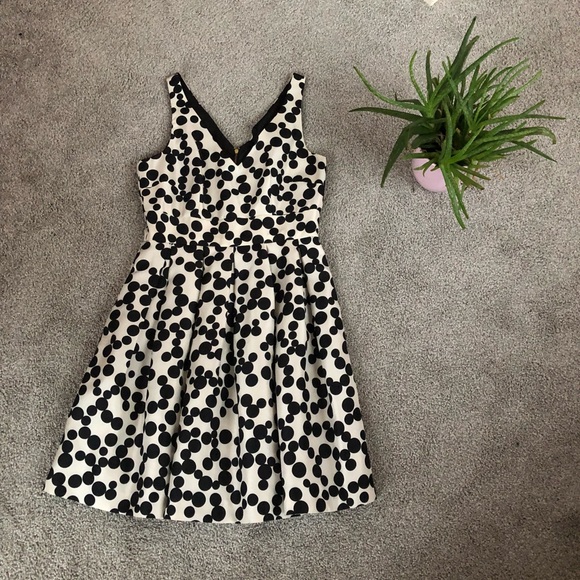 Taylor formal polka dot dress-4 - Picture 5 of 8